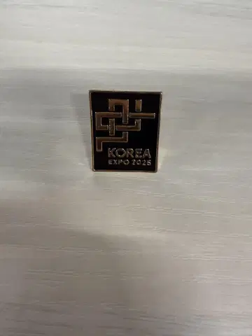 오사카 엑스포 한국관 한정판 KOREA 핀 배지