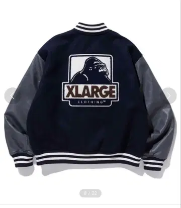 XLARGE OG VARSITY JACKET 네이비 NAVY