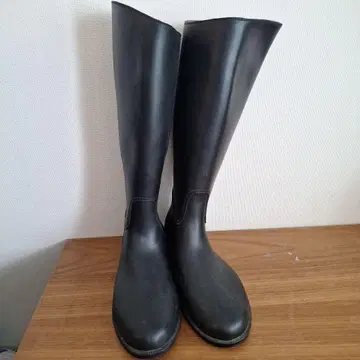 블랙 롱 부츠