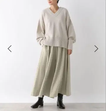 [새상품] 선택 가능한 기장 허리 프릴 스카초 렙심 그레이지 LEPSIM