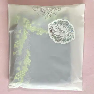 치카자와 레이스 시즌 타월 손수건 와인 퍼플 본점 온라인 한정 컬러