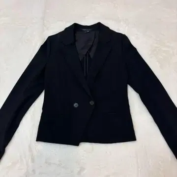 theory 더블 자켓 스트레치 코튼 블랙 사이즈 2