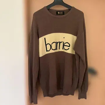 barrie for Maruman 브라운 니트 스웨터