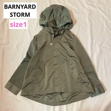 밴야드 스톰 워셔블 후디드 집업 블루종 카키 사이즈 1