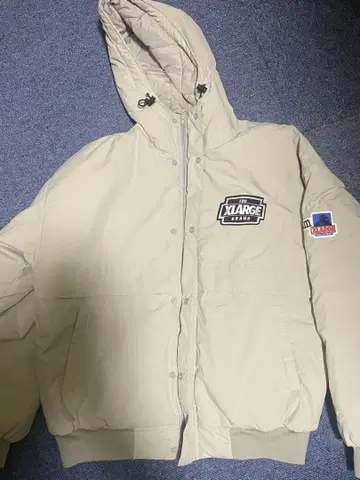 XLARGE 나일론 푸퍼 재킷 M 베이지