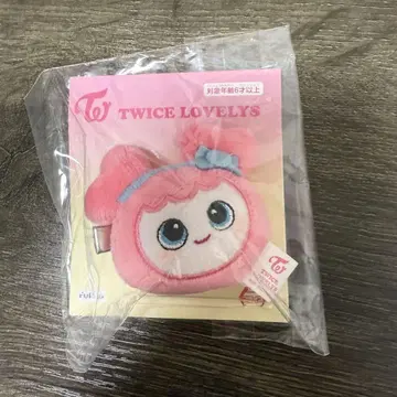 GIGO 한정판 TWICE LOVERYS 봉제 인형 헤어핀 모모 모블리