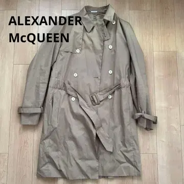 ALEXANDER McQUEEN 베이지 트렌치코트