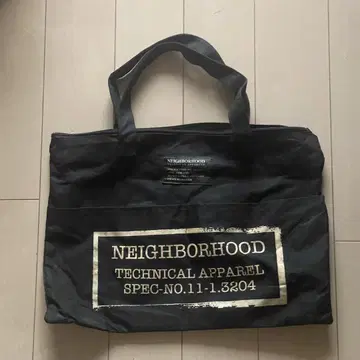 NEIGHBORHOOD 네이버후드 브리프 토트백 블랙