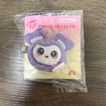 TWICE LOVELYS 봉제 인형 헤어핀 사나 GiGO 한정판