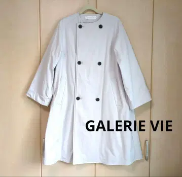GALERIE VIE 갤러리 바이 더블 페이스 컬러 코트 트렌치