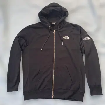 THE NORTH FACE 블랙 집업 후드티 XL NT12231