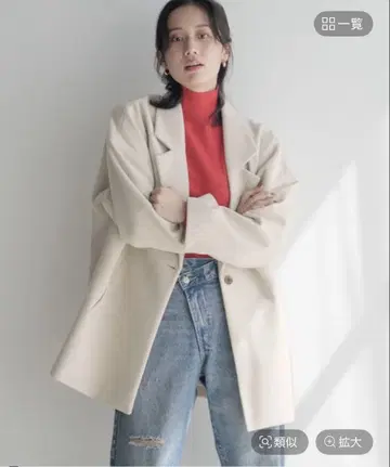 LOWRY'S FARM 더블 페이스 루즈 자켓