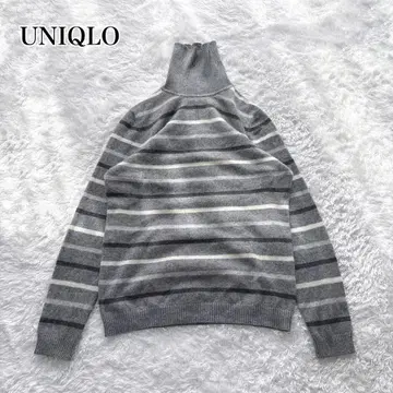 UNIQLO 캐시미어 터틀넥 스웨터 니트 XL 사이즈 그레이