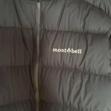 mont-bell 몽벨 다운 자켓 블랙 L 사이즈 모델번호 1101626