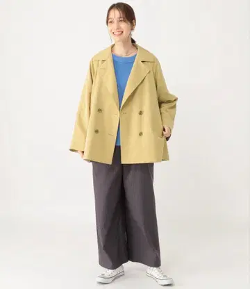 [ 발수 ] 미들 트렌치코트
