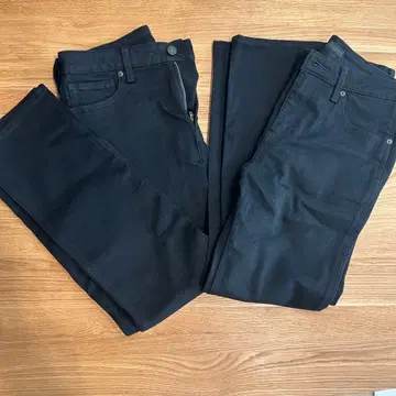 블랙 데님 사이즈 27 UNIQLO 2개 세트 미사용 새상품