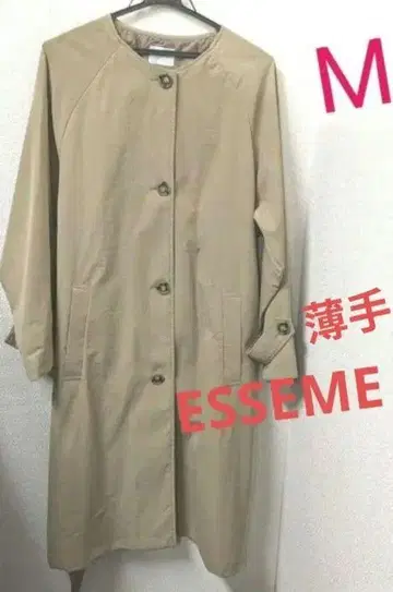 ESSEME 노카라 코트 M 빅 사이즈 가격 인하 중!