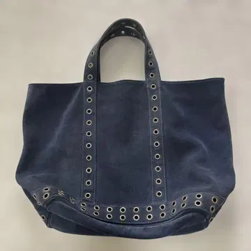 바네사 브루노 네이비 스웨이드 토트백 수납 가방 포함