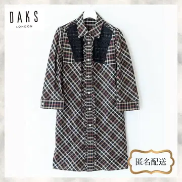 추천 닥스 DAKS 5부 소매 원피스 튜닉 가슴 부분 레이스