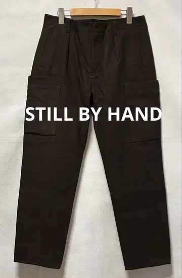 STILL BY HAND 울 팬츠 카고 팬츠 일본제 1턱