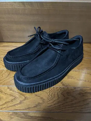 H&M 블랙 스웨이드 모카신