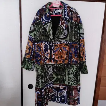ZARA 멀티 컬러 롱 코트 L