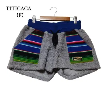 TITICACA 보아 소재 숏팬츠 그레이 프리 사이즈