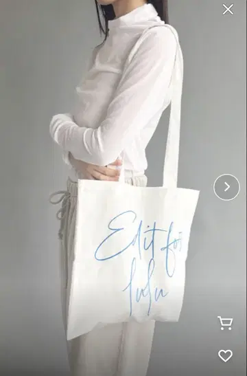 에디트폴르 로고 토트백