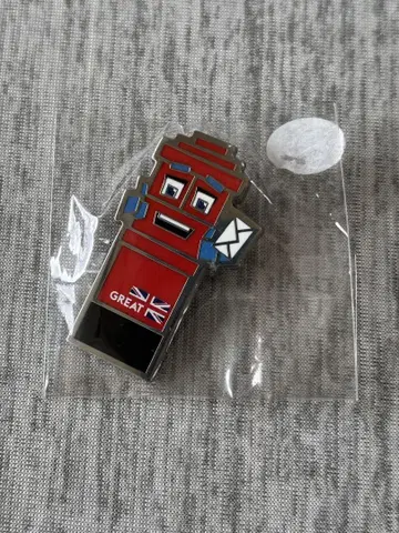 오사카 간사이 만박 영국 파빌리온 핀 배지