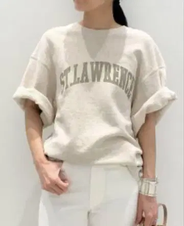 AMERICANA/아메리카나 3/4 Sleeve Sweat 풀오버
