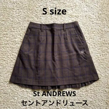 St ANDREWS 세인트 앤드류스 골프웨어 플리츠 스커트