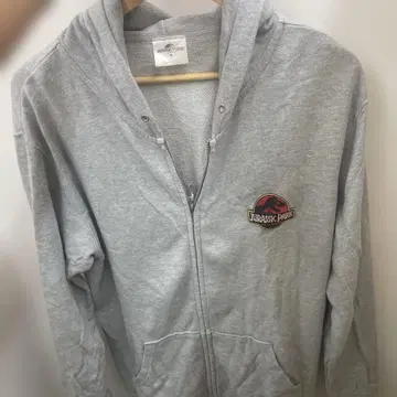 쥬라기 공원 후드티 그레이