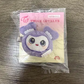 TWICE LOVELYS 봉제 인형 헤어핀 사나 GiGO 한정판