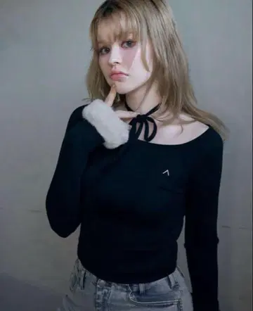 andmary Ravi 퍼 탑 미사용 새상품 정품