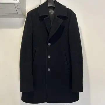 [새상품급] UNITED ARROWS 블랙 울 피코트(L)