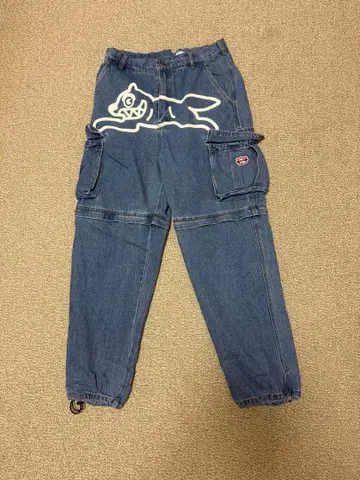 icecream 2WAY WASHED DENIM CARGO PANTS
