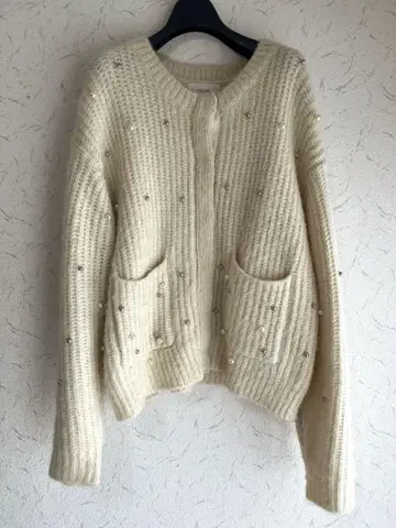 ROSIEE 펄 니트 가디건