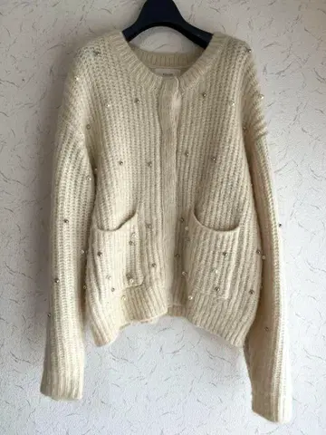 ROSIEE 펄 니트 가디건