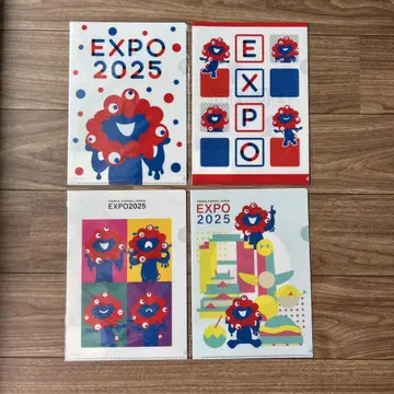 EXPO 2025 A4 클리어 파일 4장 세트