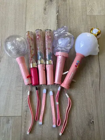스토푸리 핑크 응원봉 6개 세트 덕질