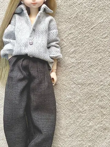 (146) 핸드메이드 22cm 인형 의류 빅 실루엣 셔츠 리카짱