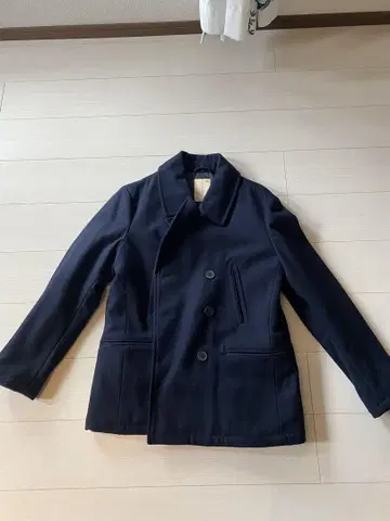 Gap 네이비 더블 브레스트 코트 L