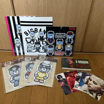 BIGBANG KRUNK 다이컷 메모장, 노트, 씰 세트