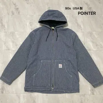 90s USA 포인터 지퍼 자켓 히코리 액티브 자켓