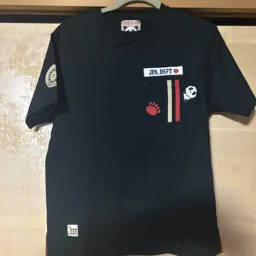 JPN. DEPT 팬더 자수 T셔츠
