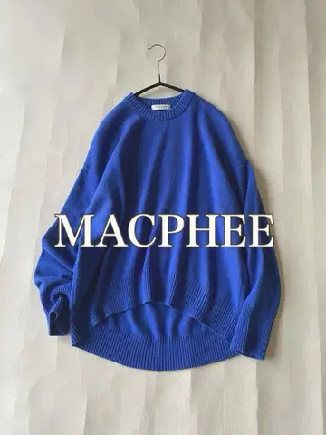 투모로우랜드 MACPHEE 램 울 캐시미어 크루넥 니트
