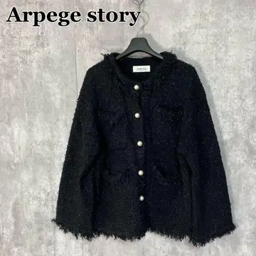 Arpege story 트위드 펄 자켓 2