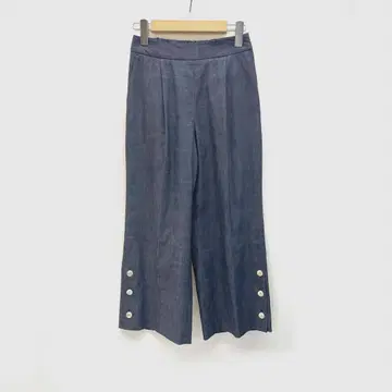 viaggioblu 샴브레이 데님 와이드 팬츠 2568