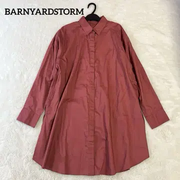 BARNYARDSTORM 롱 셔츠 골드 버튼