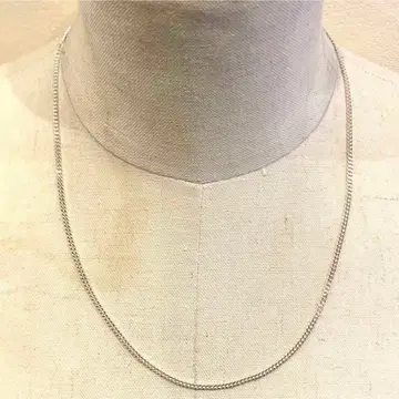 SILVER925 FLAT LINK NECKLACE/실버/목걸이